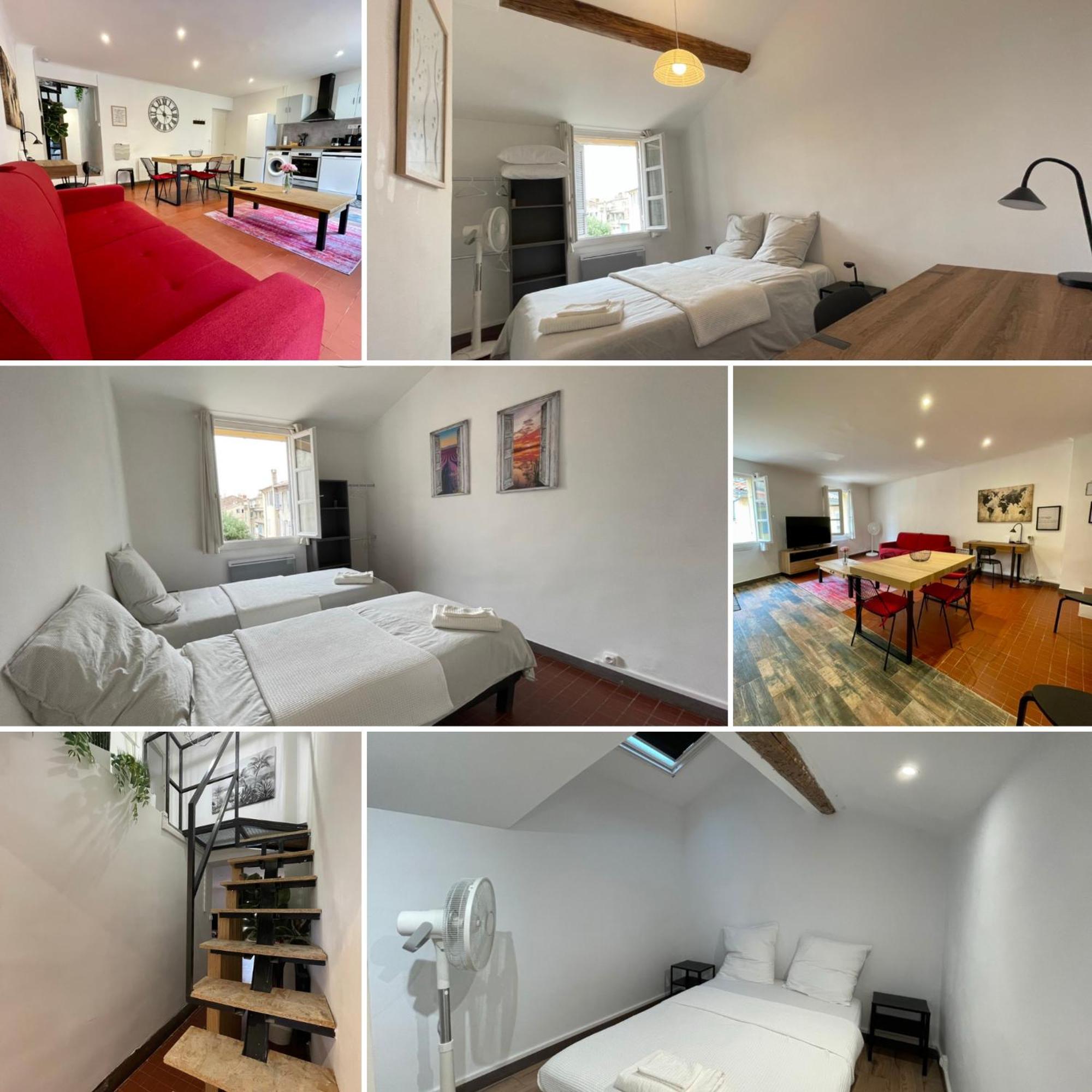 Spacieux Appartement T4 / 70 M2 8 Personnes エクス＝アン＝プロヴァンス エクステリア 写真